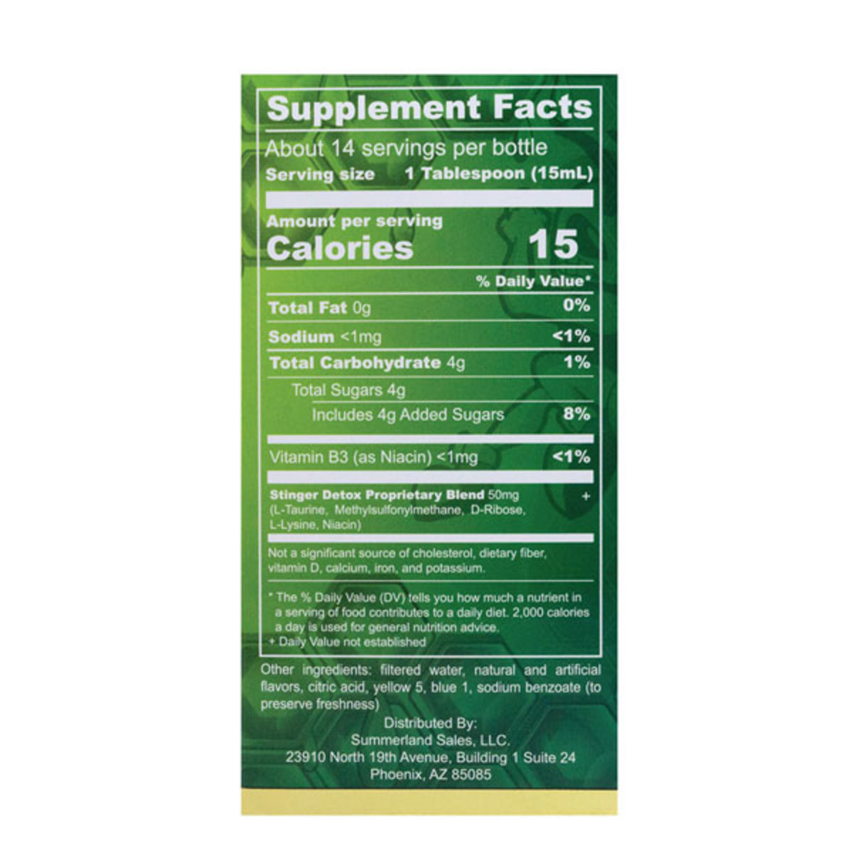 Stinger Detox 5x 7 Day Lime 2